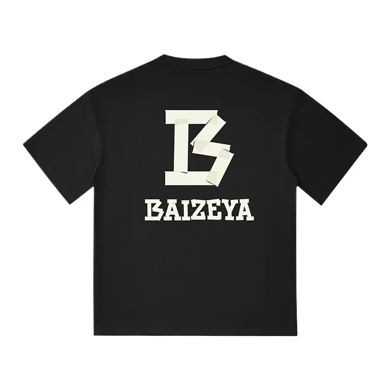 Summer New Men's and Women's Tops with Tape Creative Letters B National Trend Handsome Cool Casual Couple Short-Sleeved T-Shirt
Summer New Men's and Women's Tops with Tape Creative Letters B National Trend Handsome Cool Casual Couple Short-Sleeved T-Shirt