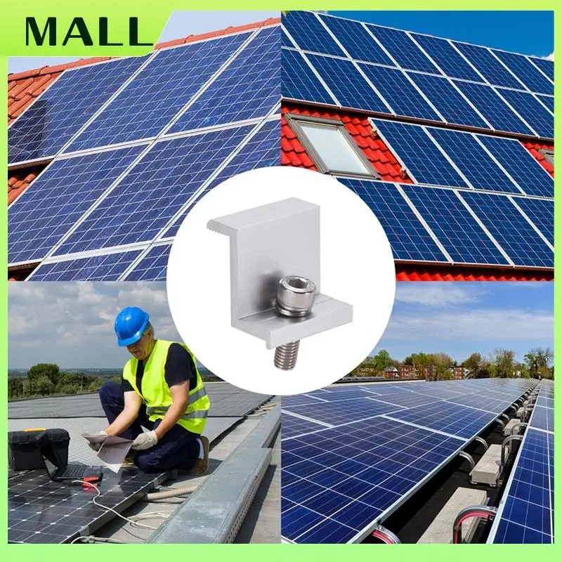 MALL 4-х шт., держатель солнечного модуля, комплект концевых зажимов, кронштейны для кромки солнечной панели, концевой зажим для солнечной панели, регулируемая солнечная панель, 30 мм
MALL 4-х шт., держатель солнечного модуля, комплект концевых зажимов, кронштейны для кромки солнечной панели, концевой зажим для солнечной панели, регулируемая солнечная панель, 30 мм