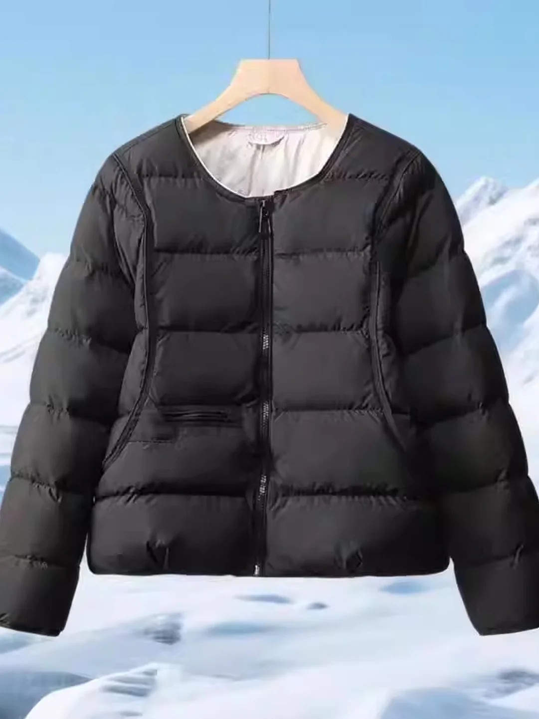 Модная зимняя утепленная хлопковая куртка на молнии для женщин, с круглым вырезом, свободного кроя, повседневная верхняя одежда, стильная, для поездок на работу, прямого силуэта
Модная зимняя утепленная хлопковая куртка на молнии для женщин, с круглым вырезом, свободного кроя, повседневная верхняя одежда, стильная, для поездок на работу, прямого силуэта