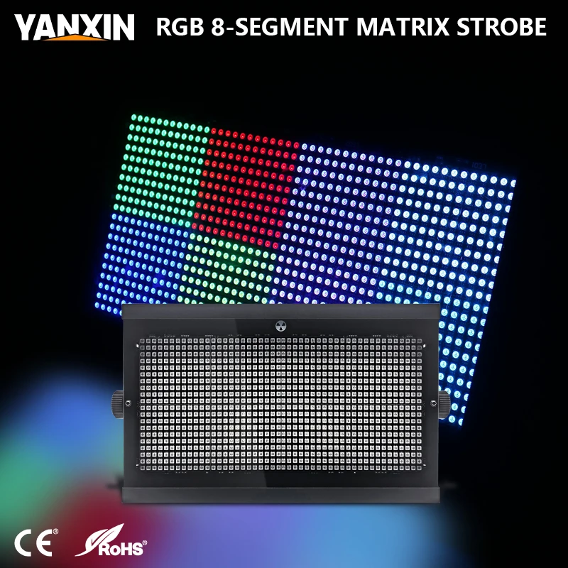 1000W LED Strobe Light 960PCS SMD5050 RGB, 8CH DMX512 Stage Strobe & Running Color Wash Light for Bar KTV Disco Party
1000W LED Strobe Light 960PCS SMD5050 RGB, 8CH DMX512 Stage Strobe & Running Color Wash Light for Bar KTV Disco Party