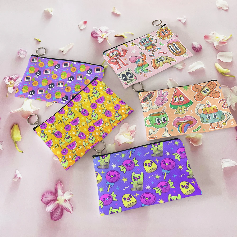 Novelty Women Children Coin Purse Cartoon Pattern Cute Funny Fashion Small Cosmetic Bag Coin Headphones Portable Storage Bag
Novelty Women Children Coin Purse Cartoon Pattern Cute Funny Fashion Small Cosmetic Bag Coin Headphones Portable Storage Bag