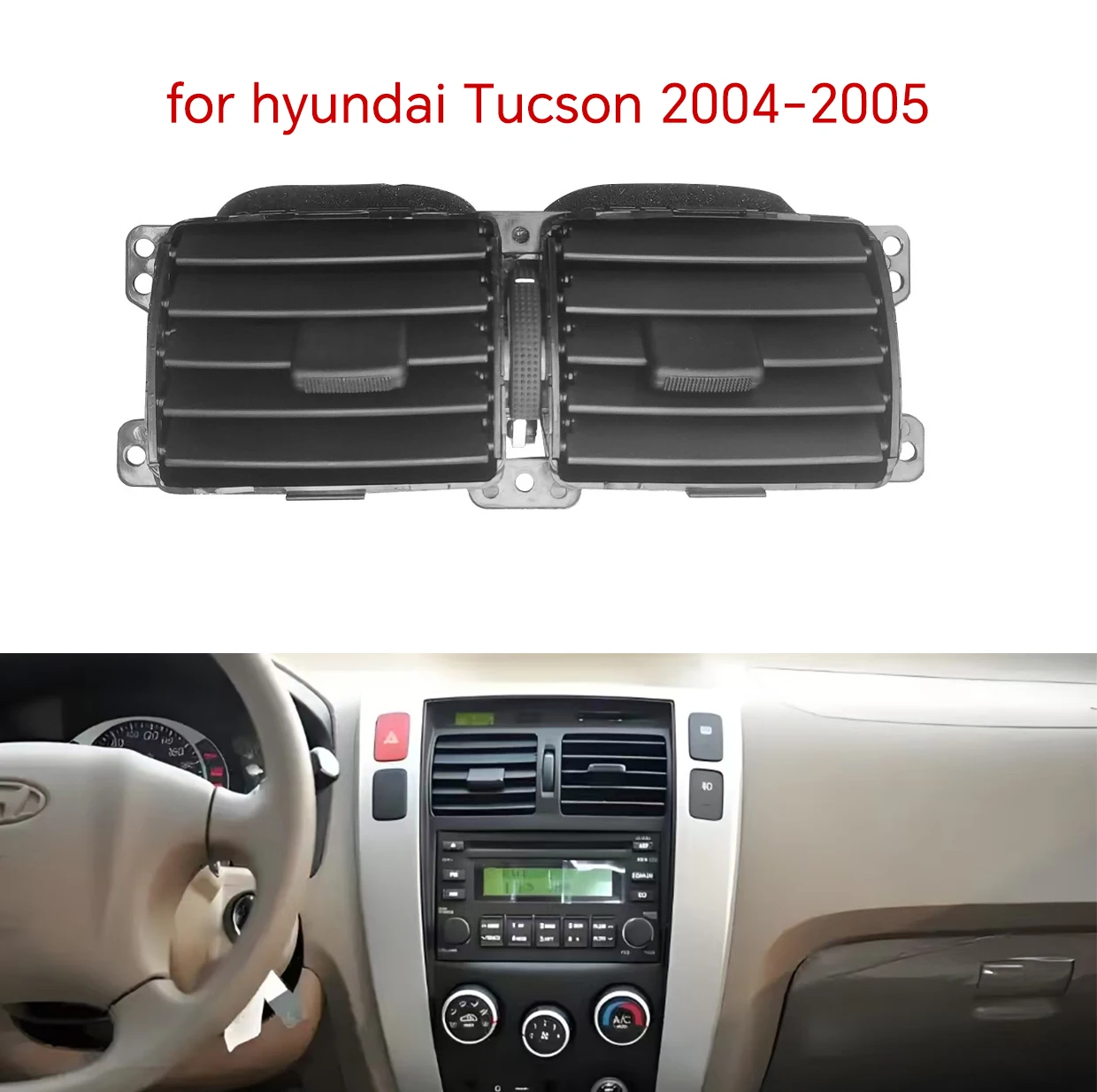 Intermediate outlet for hyundai Tucson 2004-2005 Automotive air conditioning vent Air grille port 974102E000
Intermediate outlet for hyundai Tucson 2004-2005 Automotive air conditioning vent Air grille port 974102E000