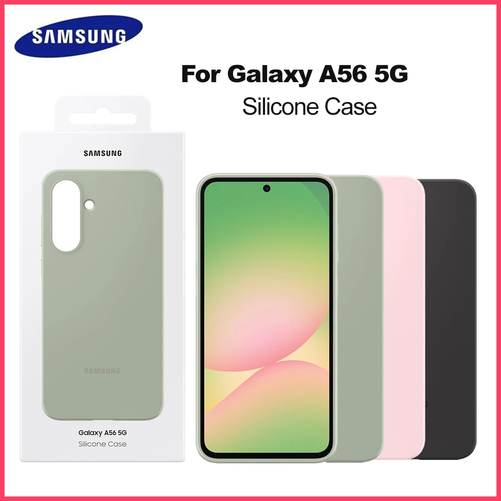 Original New Silicone Case for Samsung Galaxy A56 5G Silicone Case High Quality Soft Silicone Cover EF-PA566CBEGWW
Original New Silicone Case for Samsung Galaxy A56 5G Silicone Case High Quality Soft Silicone Cover EF-PA566CBEGWW