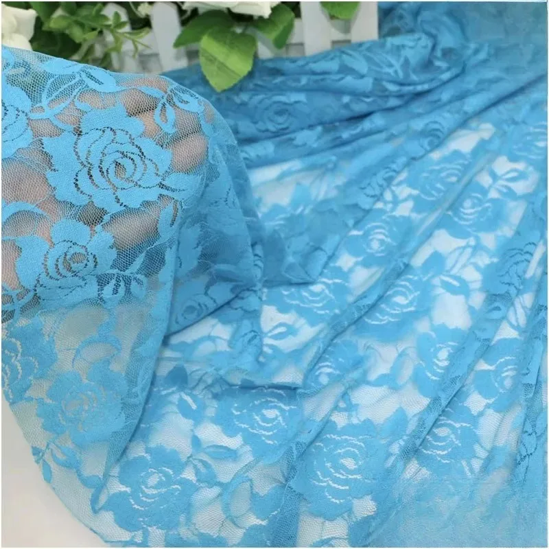 High Quality Elastic Rose Lace Fabric Handmade Curtains, Wedding Decorations, Short Skirts, Clothing Accessories
High Quality Elastic Rose Lace Fabric Handmade Curtains, Wedding Decorations, Short Skirts, Clothing Accessories