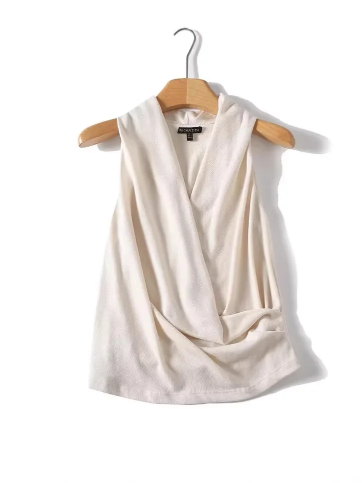 Dave&Di Spring And Summer New Women's Clothing Elegant Style And Fashionable Double Breasted Sleeveless Vest Top
Dave&Di Spring And Summer New Women's Clothing Elegant Style And Fashionable Double Breasted Sleeveless Vest Top