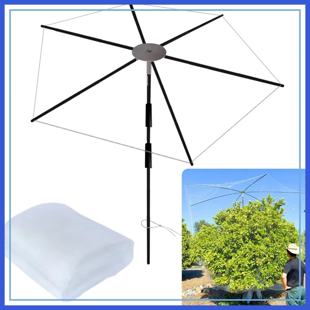 50x50 FT Bird Netting Kit, Nylon Garden Protection Cover, Lightweight Rust-Free Fiberglass Frame, Easy Setup
50x50 FT Bird Netting Kit, Nylon Garden Protection Cover, Lightweight Rust-Free Fiberglass Frame, Easy Setup