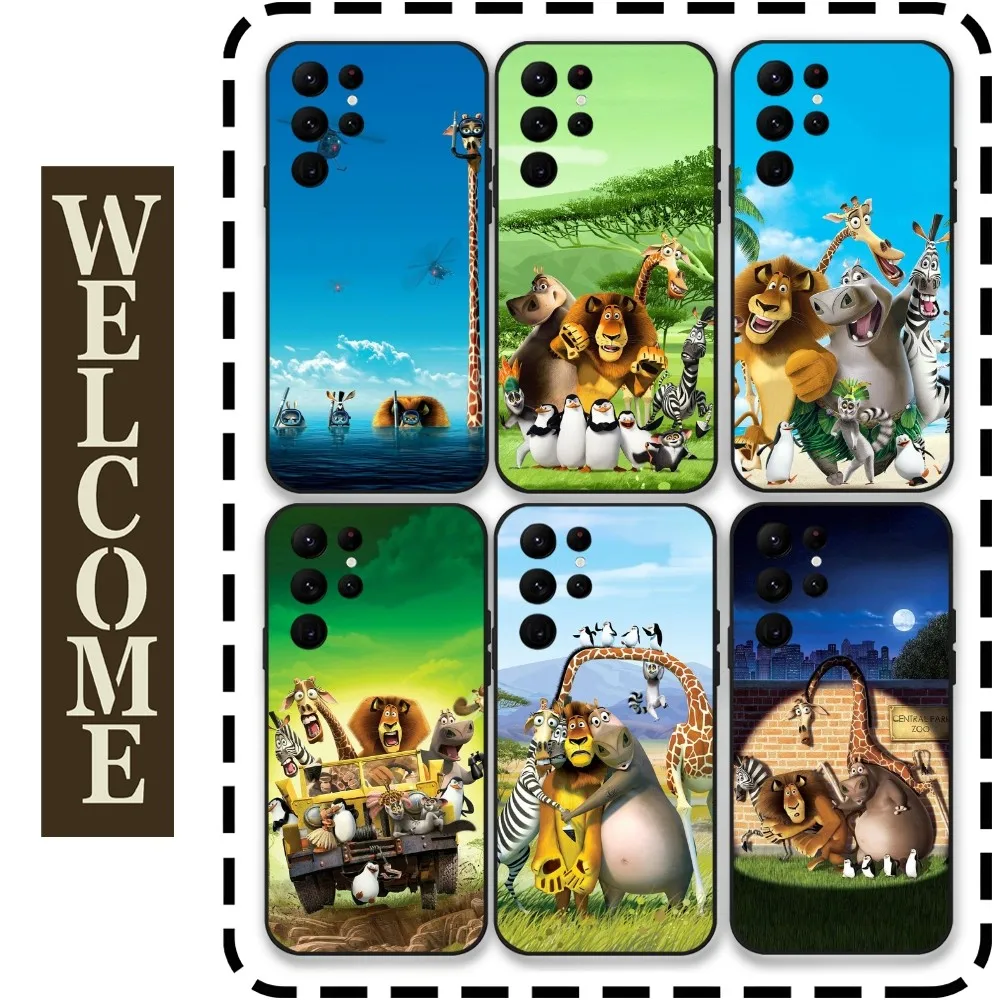 M-Madagascar Cartoon Phone Case for Samsung Galaxy S24 Ultra S22 S23 Ultra S21 S20 5G Protective Silicone TPU Funda
M-Madagascar Cartoon Phone Case for Samsung Galaxy S24 Ultra S22 S23 Ultra S21 S20 5G Protective Silicone TPU Funda