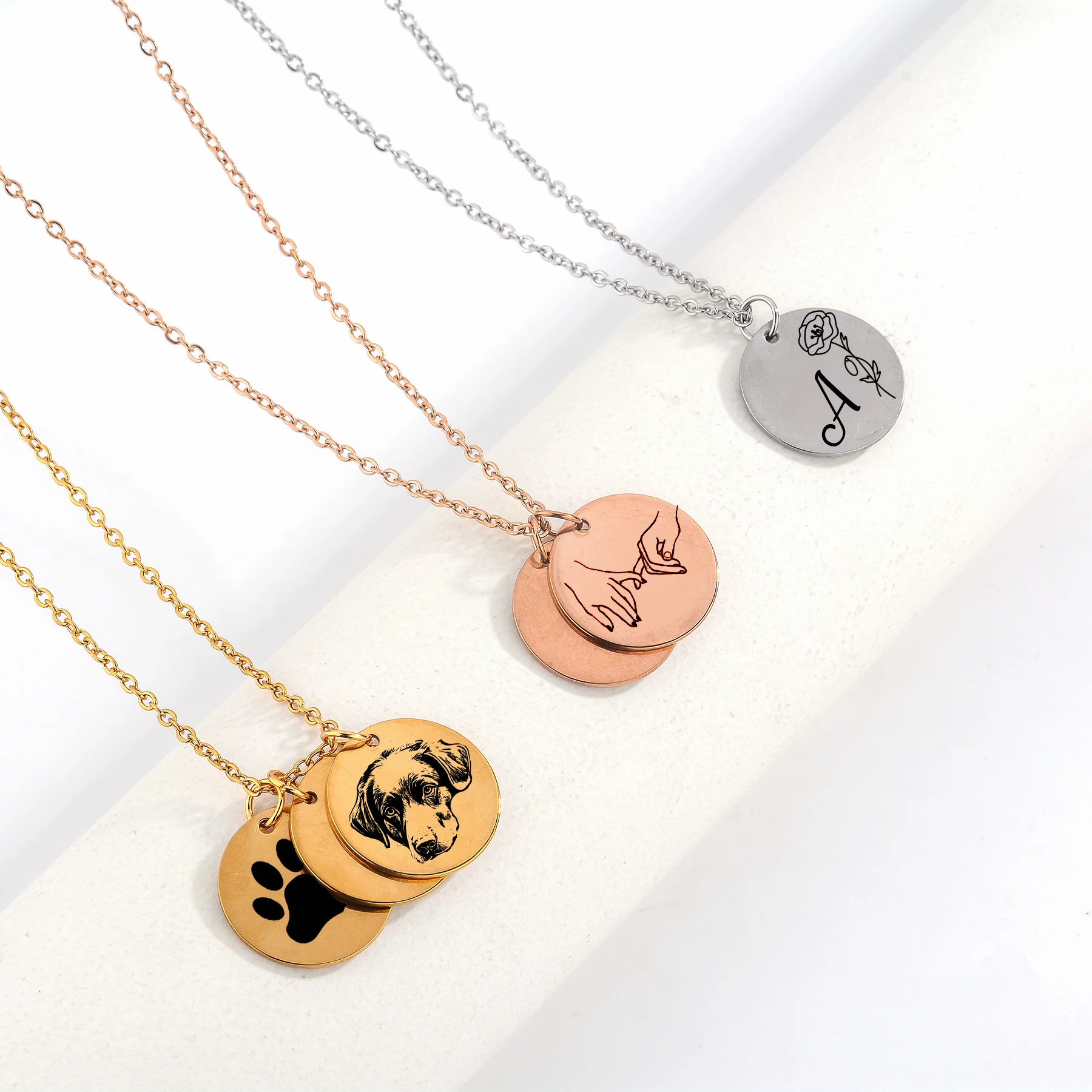 Custom Dog Necklace Personalized Portrait from Photo Engraved Pet Memorial Gift Accessories for Mom Cat Pendant Necklace
Custom Dog Necklace Personalized Portrait from Photo Engraved Pet Memorial Gift Accessories for Mom Cat Pendant Necklace