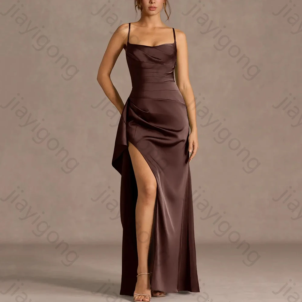 Elegant Spaghetti Strap Sleeveless Evening Dresses Sexy Backless Long Dress Exquisite High Quality Prom Party Gowns Customized
Elegant Spaghetti Strap Sleeveless Evening Dresses Sexy Backless Long Dress Exquisite High Quality Prom Party Gowns Customized