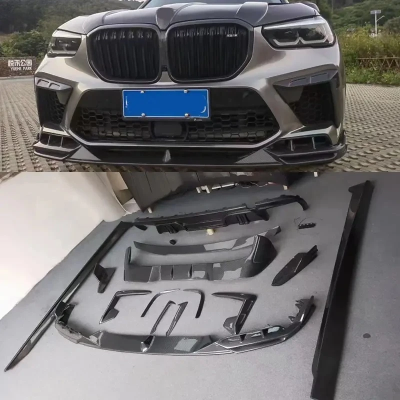Для BMW G05 X5 F95 X5M Высокое качество бампера из углеродного волокна передняя губа задний диффузор боковые юбки спойлер комплект кузова автомобиля 
Для BMW G05 X5 F95 X5M Высокое качество бампера из углеродного волокна передняя губа задний диффузор боковые юбки спойлер комплект кузова автомобиля