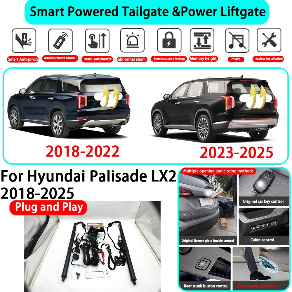 for Hyundai Palisade LX2 2018-2025 OEM Smart Automatic Powered Tailgate Electric Power Tailgate Lift Kit Key Close
for Hyundai Palisade LX2 2018-2025 OEM Smart Automatic Powered Tailgate Electric Power Tailgate Lift Kit Key Close