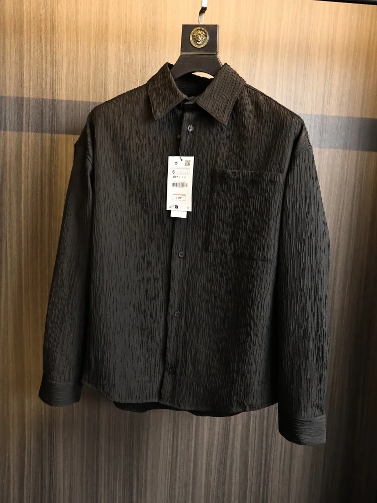 Advanced Pleated Aesthetic! Spring Summer Men's Lightweight Breathable Fashionable Long Sleeve Shirt Trendy Standard Fit Casu...
Advanced Pleated Aesthetic! Spring Summer Men's Lightweight Breathable Fashionable Long Sleeve Shirt Trendy Standard Fit Casu...