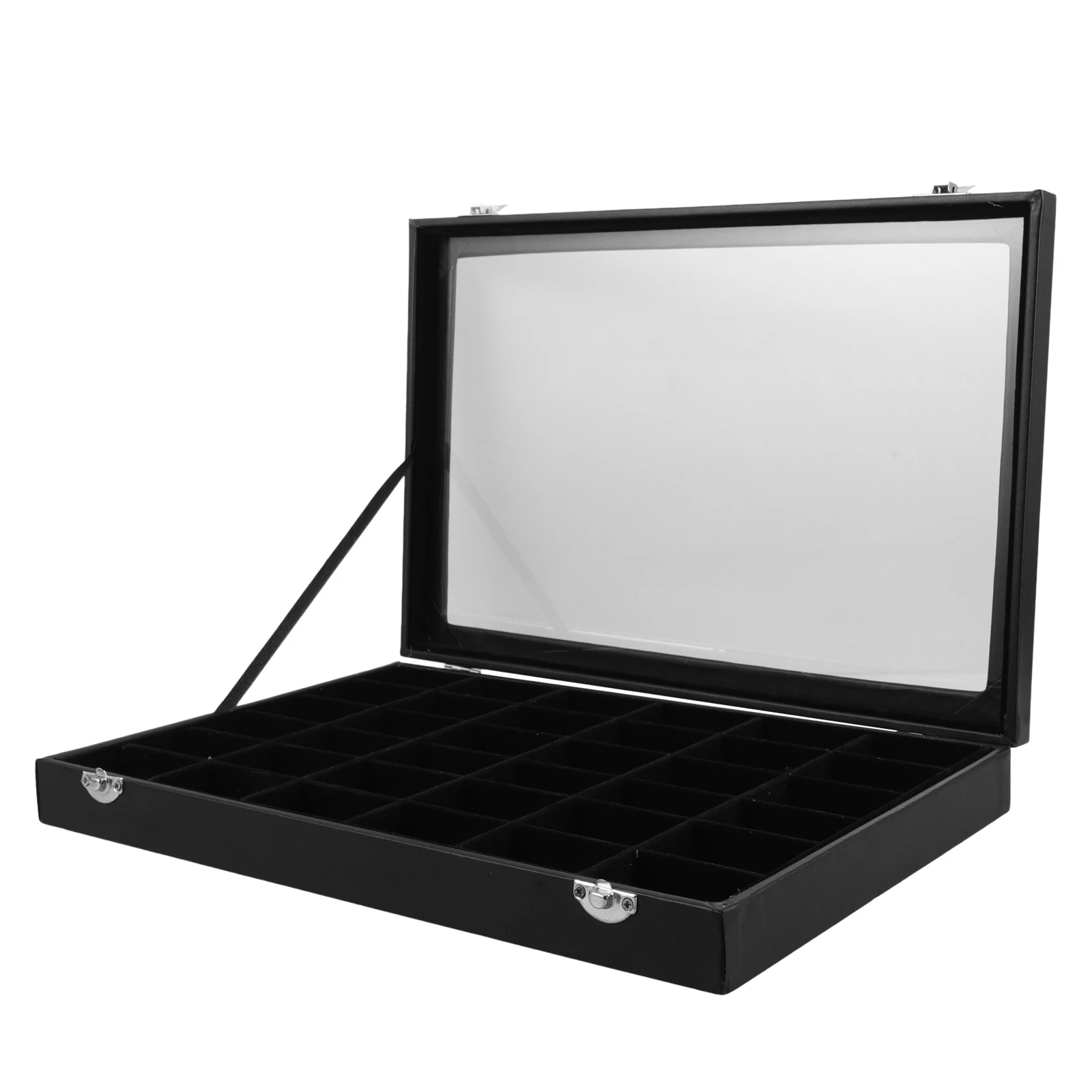 Rock Collection Box 36 Compartments Black PU Storage Display Case for Child Small Boxes Jewelry Watches Collectibles
Rock Collection Box 36 Compartments Black PU Storage Display Case for Child Small Boxes Jewelry Watches Collectibles