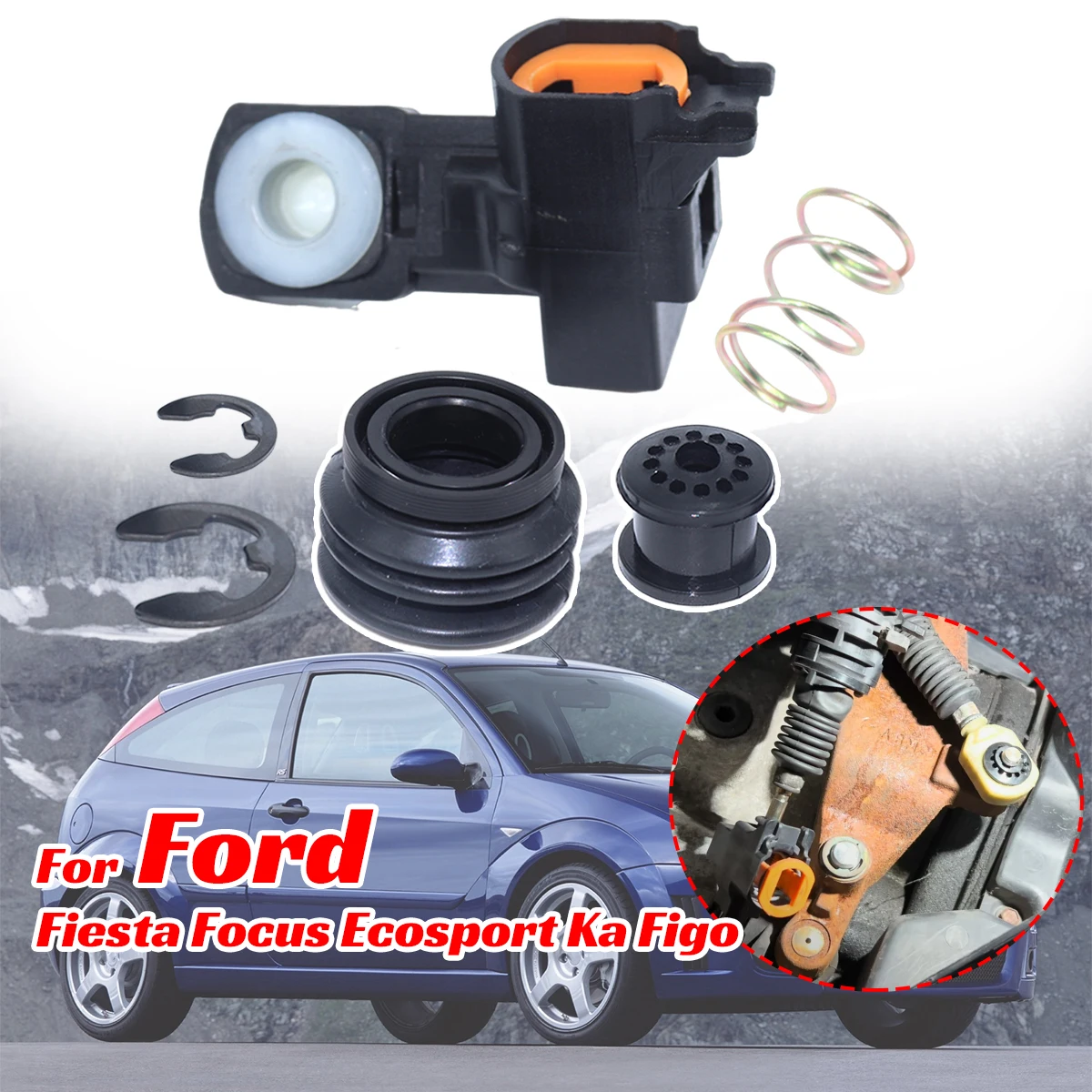 Gear Shifter Cable Bushing Gearbox Selector Oil Seal Linkage Lever End Clips For Ford Fiesta Focus 2002 - 2010 Ecosport Ka Figo
Gear Shifter Cable Bushing Gearbox Selector Oil Seal Linkage Lever End Clips For Ford Fiesta Focus 2002 - 2010 Ecosport Ka Figo
