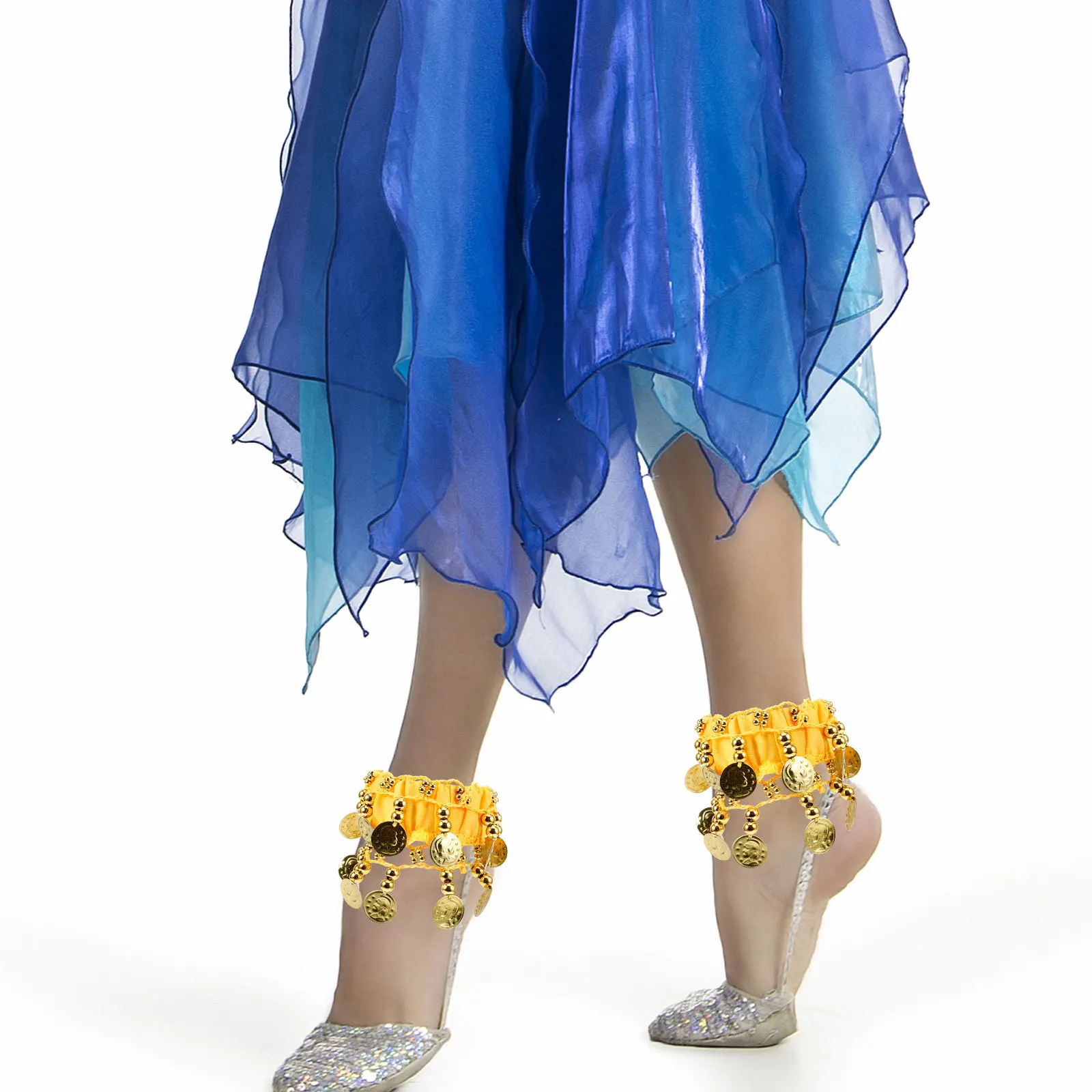 1 Pair Belly Dance Anklet With Coins Lightweight Ankle Cuff For Stage Performance Practice Use Dance Jewelry Accessories Fitness
1 Pair Belly Dance Anklet With Coins Lightweight Ankle Cuff For Stage Performance Practice Use Dance Jewelry Accessories Fitness