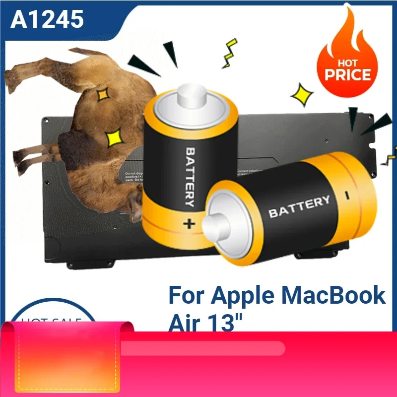 High-quality A1245 A1237 Laptop Battery for Apple MacBook Air 13" A1245 A1237 MB003 MC233 MC234 MC503 MC504 7.2V 37Wh
High-quality A1245 A1237 Laptop Battery for Apple MacBook Air 13" A1245 A1237 MB003 MC233 MC234 MC503 MC504 7.2V 37Wh