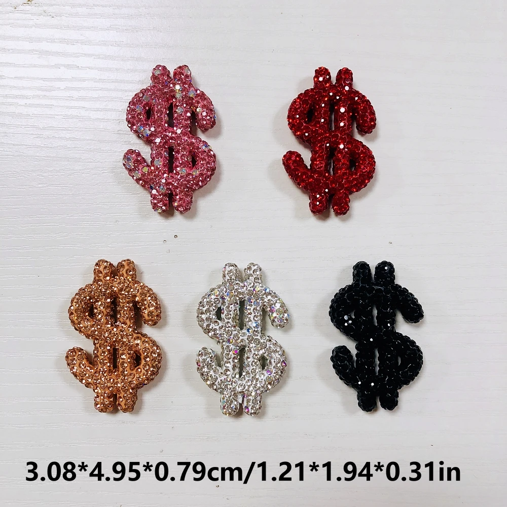 2Pcs Luxury Glitter Full Rhinestone Money Symbol Decor Hollow Out Dollar Mark Charm Diy Pendant Junk Phone Case Hair Accessories
2Pcs Luxury Glitter Full Rhinestone Money Symbol Decor Hollow Out Dollar Mark Charm Diy Pendant Junk Phone Case Hair Accessories
