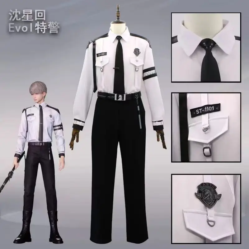 Игра Love And Deepspace Xavier Косплей Костюм EVOL Специальная полиция Cos Вечеринка Униформа Женщины Мужчины Хэллоуин Играть Ролевая Одежда
Игра Love And Deepspace Xavier Косплей Костюм EVOL Специальная полиция Cos Вечеринка Униформа Женщины Мужчины Хэллоуин Играть Ролевая Одежда
