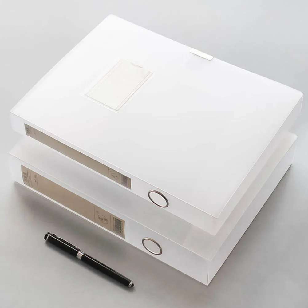 2Pcs Data File Box PVC Transparent Case for A4 Documents Magazine Holder Desktop Organizer Storage Case Document File Box
2Pcs Data File Box PVC Transparent Case for A4 Documents Magazine Holder Desktop Organizer Storage Case Document File Box