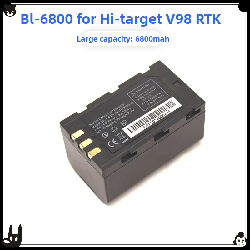 BL-6800 Battery 7.4V 6800mAh FOR Hi-target V98 RTK Li-ion Battery BL-6800
BL-6800 Battery 7.4V 6800mAh FOR Hi-target V98 RTK Li-ion Battery BL-6800