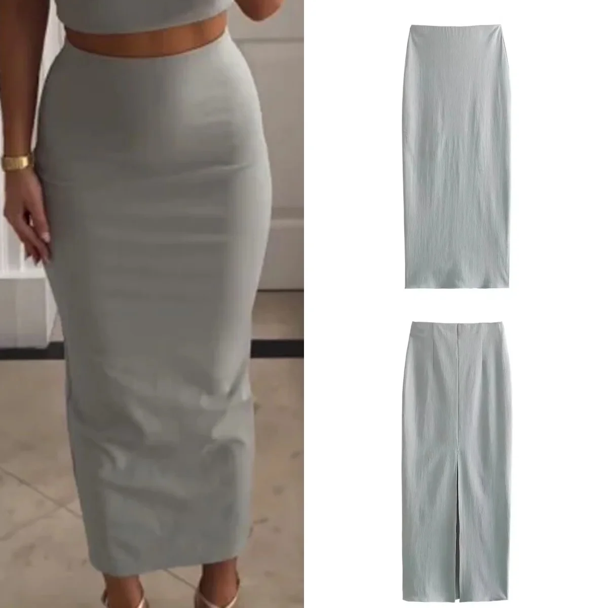 2024 Women's Spring Summer Elegant Chic Ladies Skirt Midi Skirts New Fashion Slim High Stretch Skirts for Women
2024 Women's Spring Summer Elegant Chic Ladies Skirt Midi Skirts New Fashion Slim High Stretch Skirts for Women