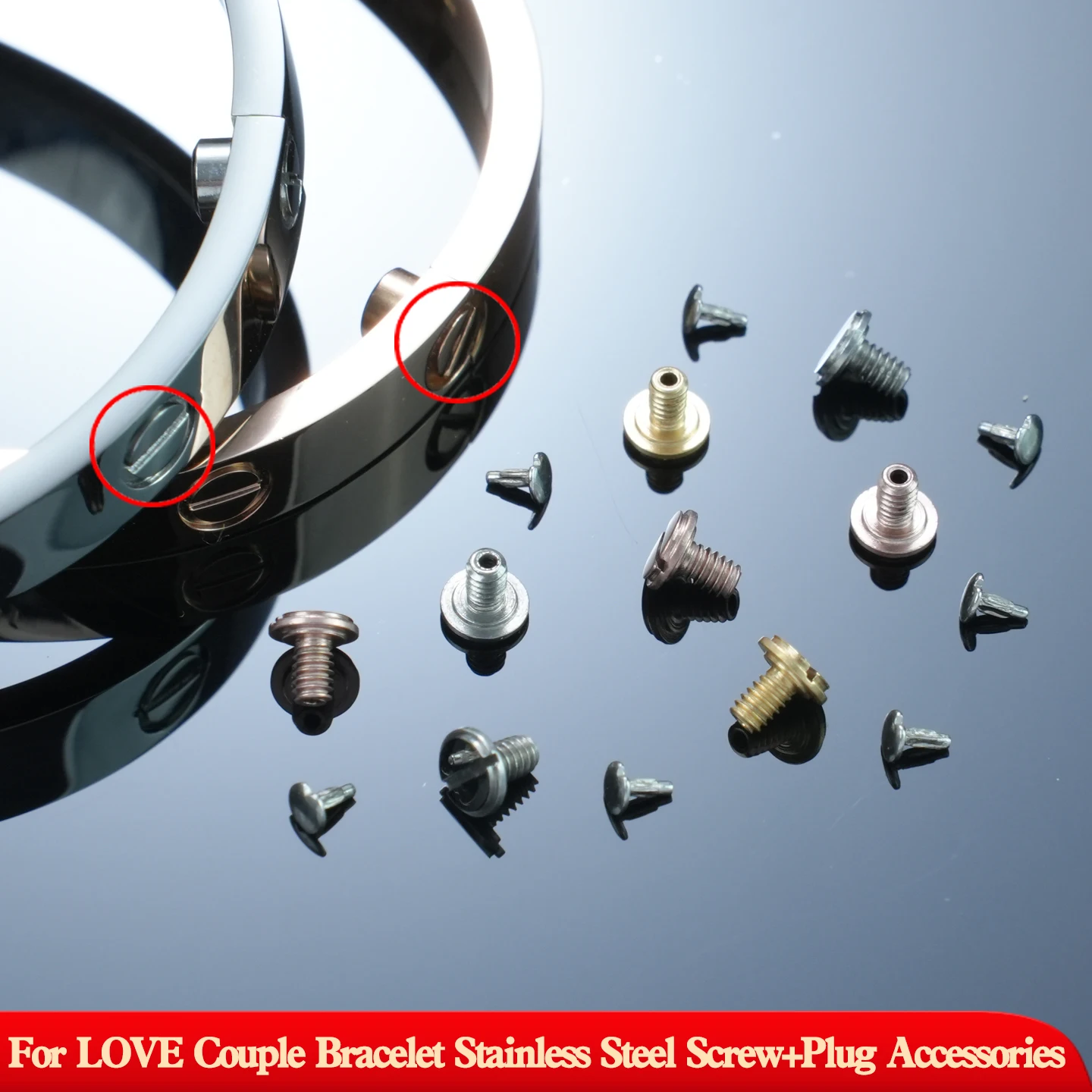 Браслет LOVE в стиле легкой роскоши: высококачественные винты и заглушки из нержавеющей стали, специальные винты для браслетов, сталь, золото
Браслет LOVE в стиле легкой роскоши: высококачественные винты и заглушки из нержавеющей стали, специальные винты для браслетов, сталь, золото