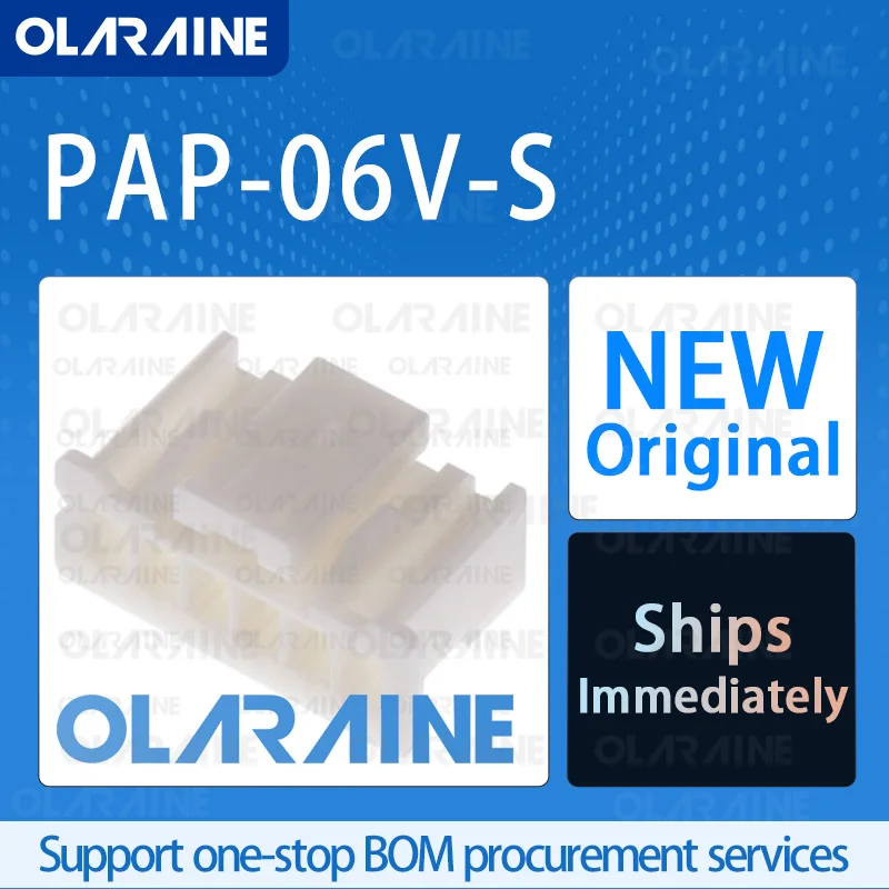 50/200/500Pcs PAP-06V-S 100% brand new and original IC chip Connector headers and wire housings
50/200/500Pcs PAP-06V-S 100% brand new and original IC chip Connector headers and wire housings