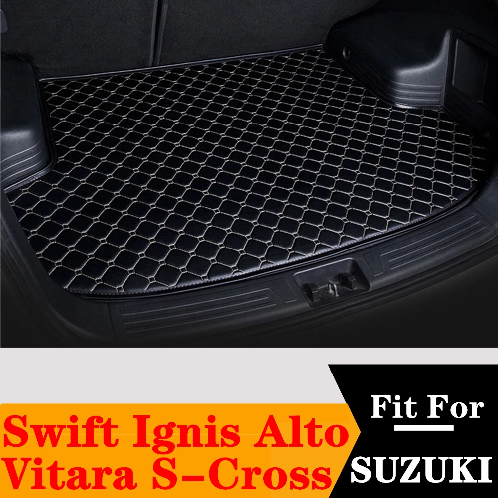 Коврик для багажника автомобиля Suzuki Свифт Vitara S-Cross Alto Ignis, задний поднос для багажника, поднос для багажника, коврик для багажа, внутренние автомобильные ковровые детали
Коврик для багажника автомобиля Suzuki Свифт Vitara S-Cross Alto Ignis, задний поднос для багажника, поднос для багажника, коврик для багажа, внутренние автомобильные ковровые детали