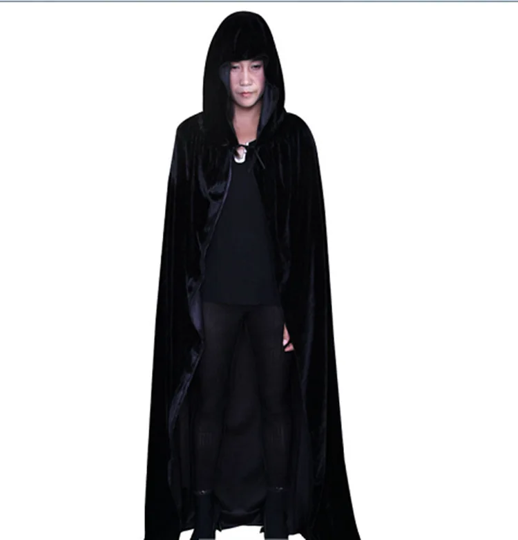 Halloween Cloak Velvet Cape Hooded Medieval Costume Witch Wicca Vampire Adult Halloween Costume Dress Coats 5 Colors
Halloween Cloak Velvet Cape Hooded Medieval Costume Witch Wicca Vampire Adult Halloween Costume Dress Coats 5 Colors