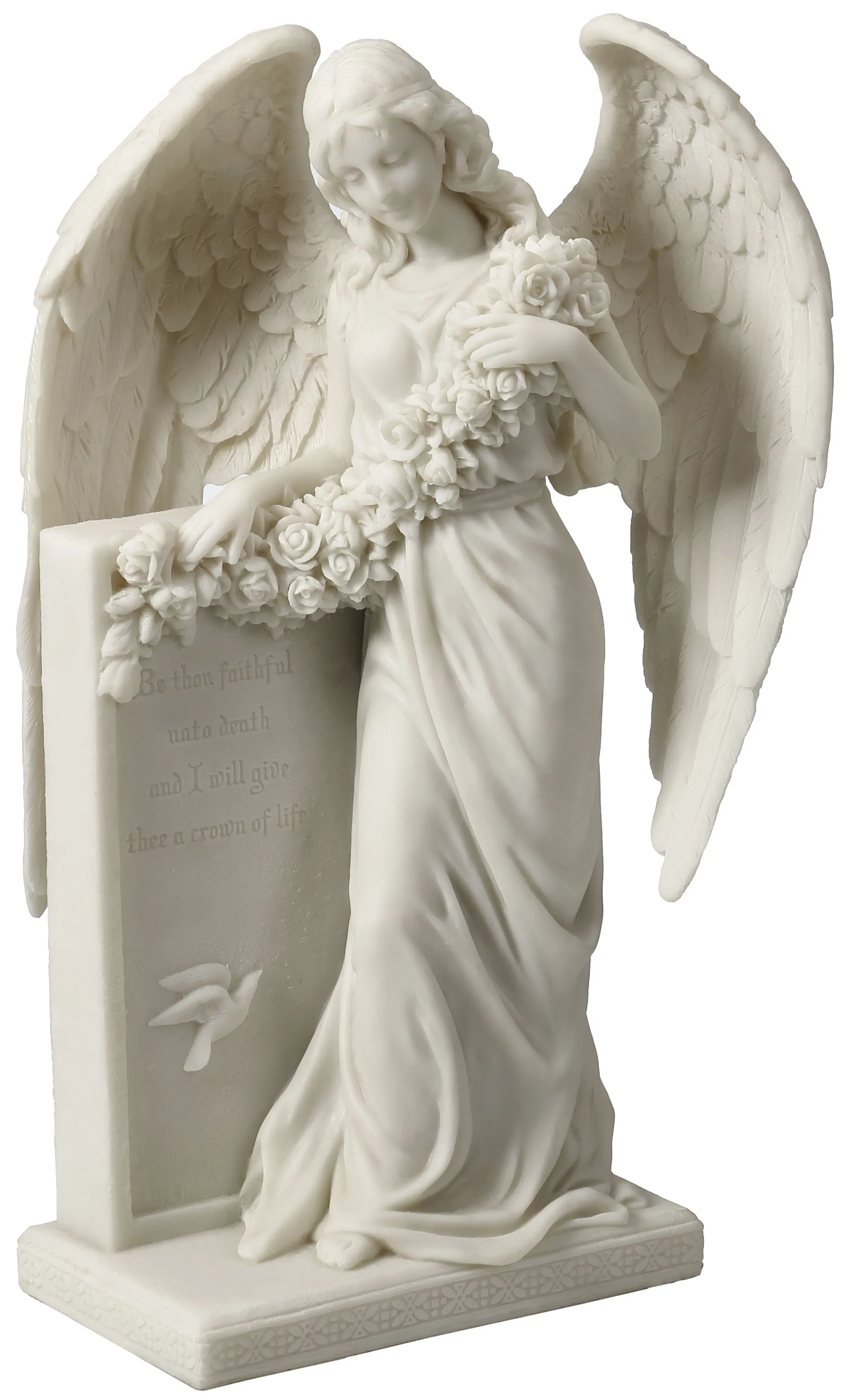 Resin Figurine Angel Embrace Flowers (imitation White Marble) Birthday Gifts Exquisite Home Furnishings Home & Office Decoration
Resin Figurine Angel Embrace Flowers (imitation White Marble) Birthday Gifts Exquisite Home Furnishings Home & Office Decoration