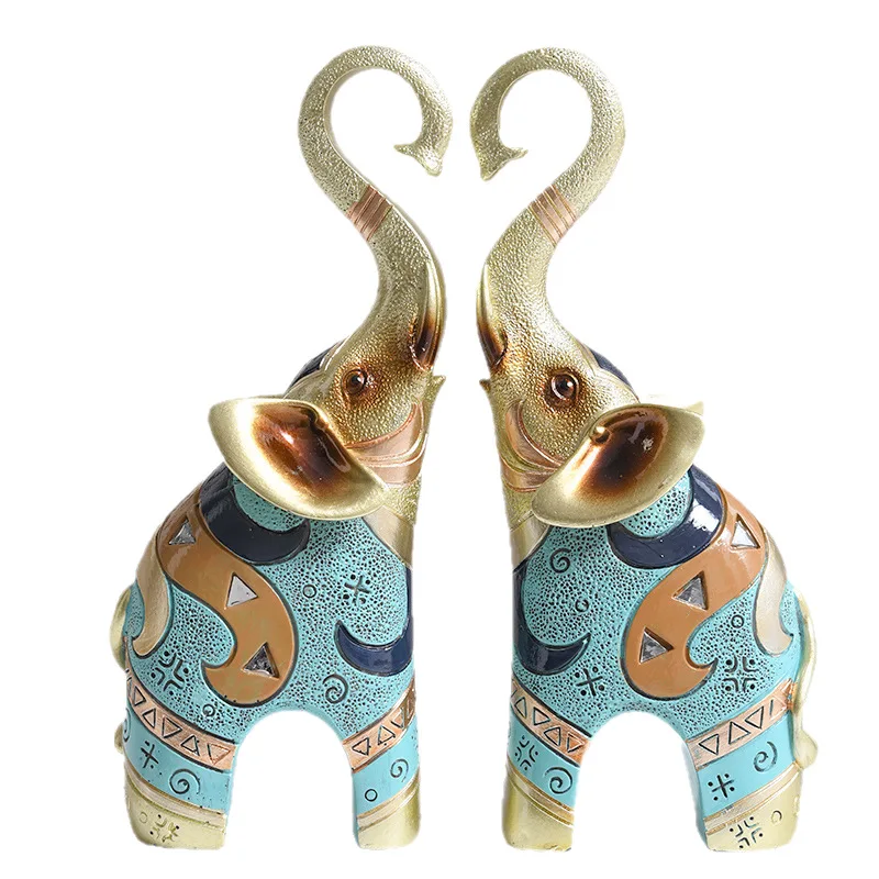 Gorgeous Pair of Lucky Wealth Elephant Trunk Statues Home Decor Animal Resin Elephant Sculpture Crafts Ornament Gifts
Gorgeous Pair of Lucky Wealth Elephant Trunk Statues Home Decor Animal Resin Elephant Sculpture Crafts Ornament Gifts