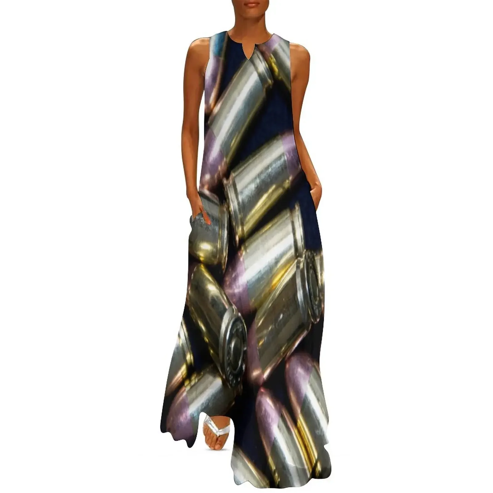 Cluster of 9mm Ammo Long Dress Women's summer dresses dress for women 2025 women clothing 2025 new arrivals summer dress
Cluster of 9mm Ammo Long Dress Women's summer dresses dress for women 2025 women clothing 2025 new arrivals summer dress