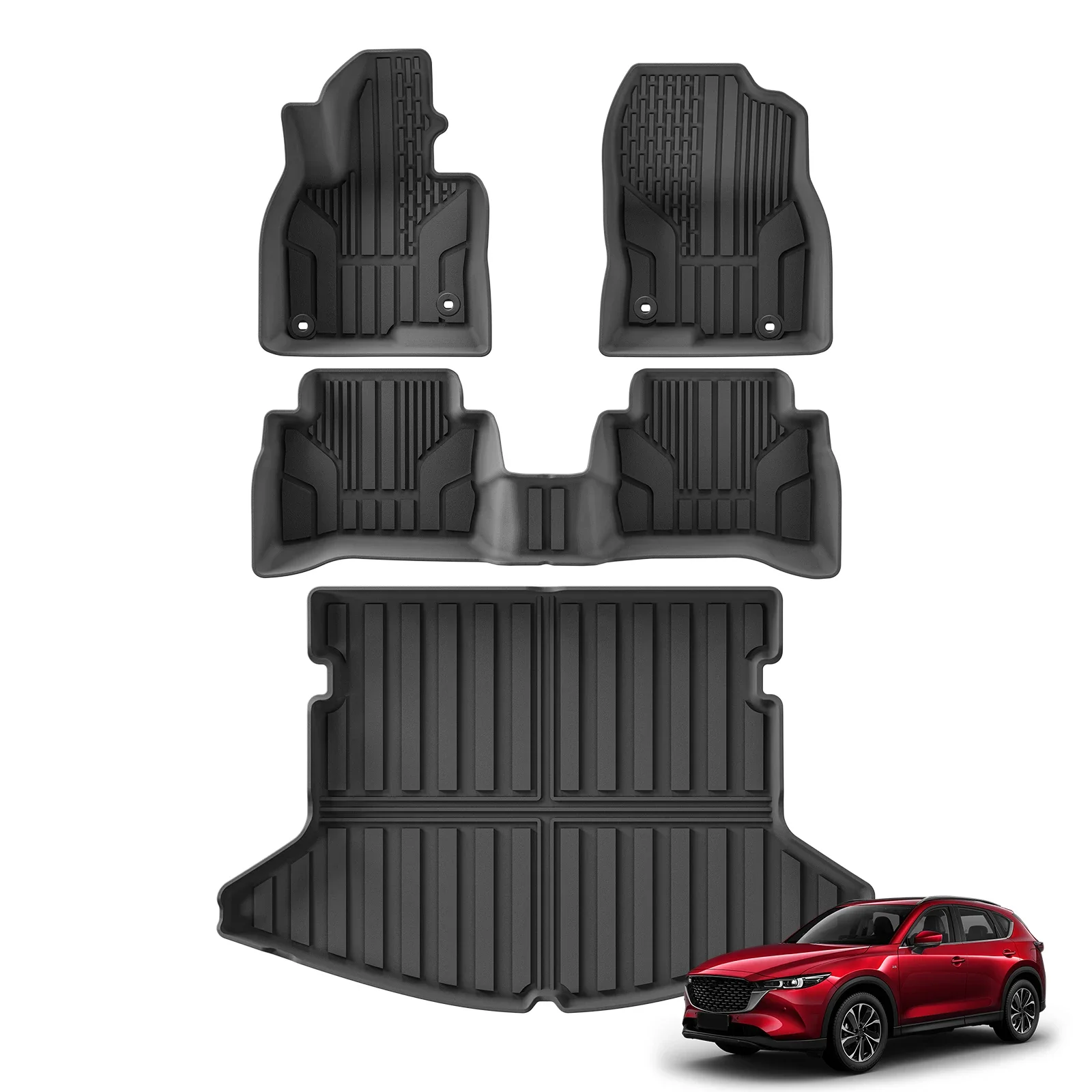 for Mazda CX-5 2017-2024 2025 US Version TPE 3D Car Floor Mats Cargo Liner Trunk Pad Waterproof All Weather Black
for Mazda CX-5 2017-2024 2025 US Version TPE 3D Car Floor Mats Cargo Liner Trunk Pad Waterproof All Weather Black