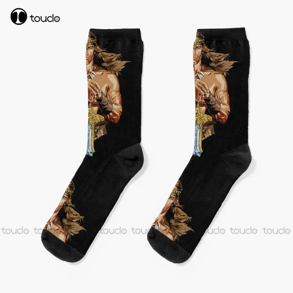 The Barbarian Socks Black Mens Socks Fashion Creative Leisure Funny Art Abstract Oil Painting Socks Christmas New Year Gift Art
The Barbarian Socks Black Mens Socks Fashion Creative Leisure Funny Art Abstract Oil Painting Socks Christmas New Year Gift Art