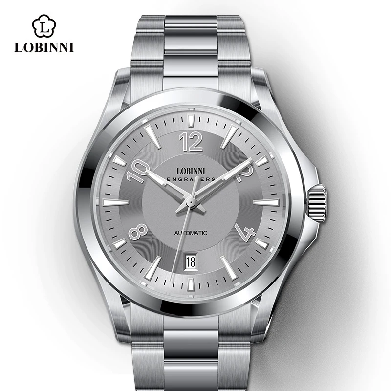 LOBINNI Design 41.5MM Business Casual Wrist Watch Stainless Steel 8215 Automatic Watches 2025
LOBINNI Design 41.5MM Business Casual Wrist Watch Stainless Steel 8215 Automatic Watches 2025