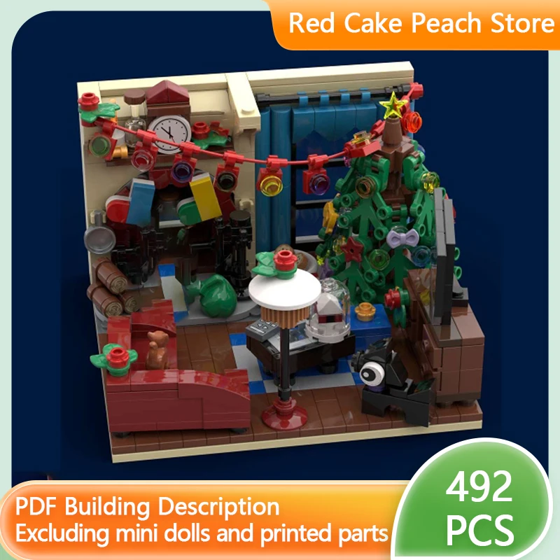 Модель City Street View MOC, строительные кирпичи, домашние рождественские сцены, модульные технологии, подарки, праздник, сборка, детские игрушки, костюм
Модель City Street View MOC, строительные кирпичи, домашние рождественские сцены, модульные технологии, подарки, праздник, сборка, детские игрушки, костюм