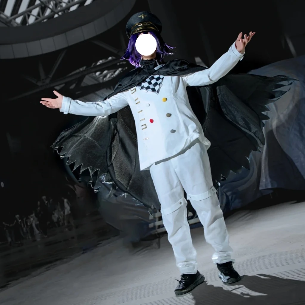 Anime Danganronpa V3 Kokichi Oma White Military Uniform Cosplay Outfit Wig Cloak Coat Pants Cape Hat Complete Kit for Halloween
Anime Danganronpa V3 Kokichi Oma White Military Uniform Cosplay Outfit Wig Cloak Coat Pants Cape Hat Complete Kit for Halloween