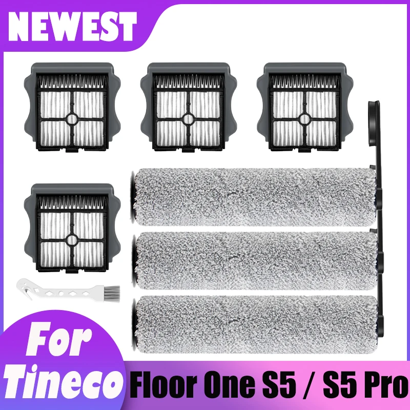 Compatible with Tineco Floor ONE S5 / S5 Pro 2 / S5 Pro / S5 Blue Vacuum Cleaner Roller Brush HEPA Filter Kit Accessories Parts
Compatible with Tineco Floor ONE S5 / S5 Pro 2 / S5 Pro / S5 Blue Vacuum Cleaner Roller Brush HEPA Filter Kit Accessories Parts