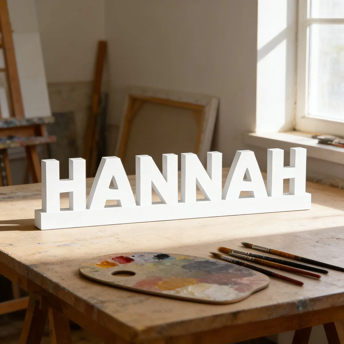 1pc Custom Name Plaque,Home Decor,PVC Ornament, All Season,Anniversary Text Sign,Bedroom Decor, DIY Paint, Perfect DIY Idea
1pc Custom Name Plaque,Home Decor,PVC Ornament, All Season,Anniversary Text Sign,Bedroom Decor, DIY Paint, Perfect DIY Idea