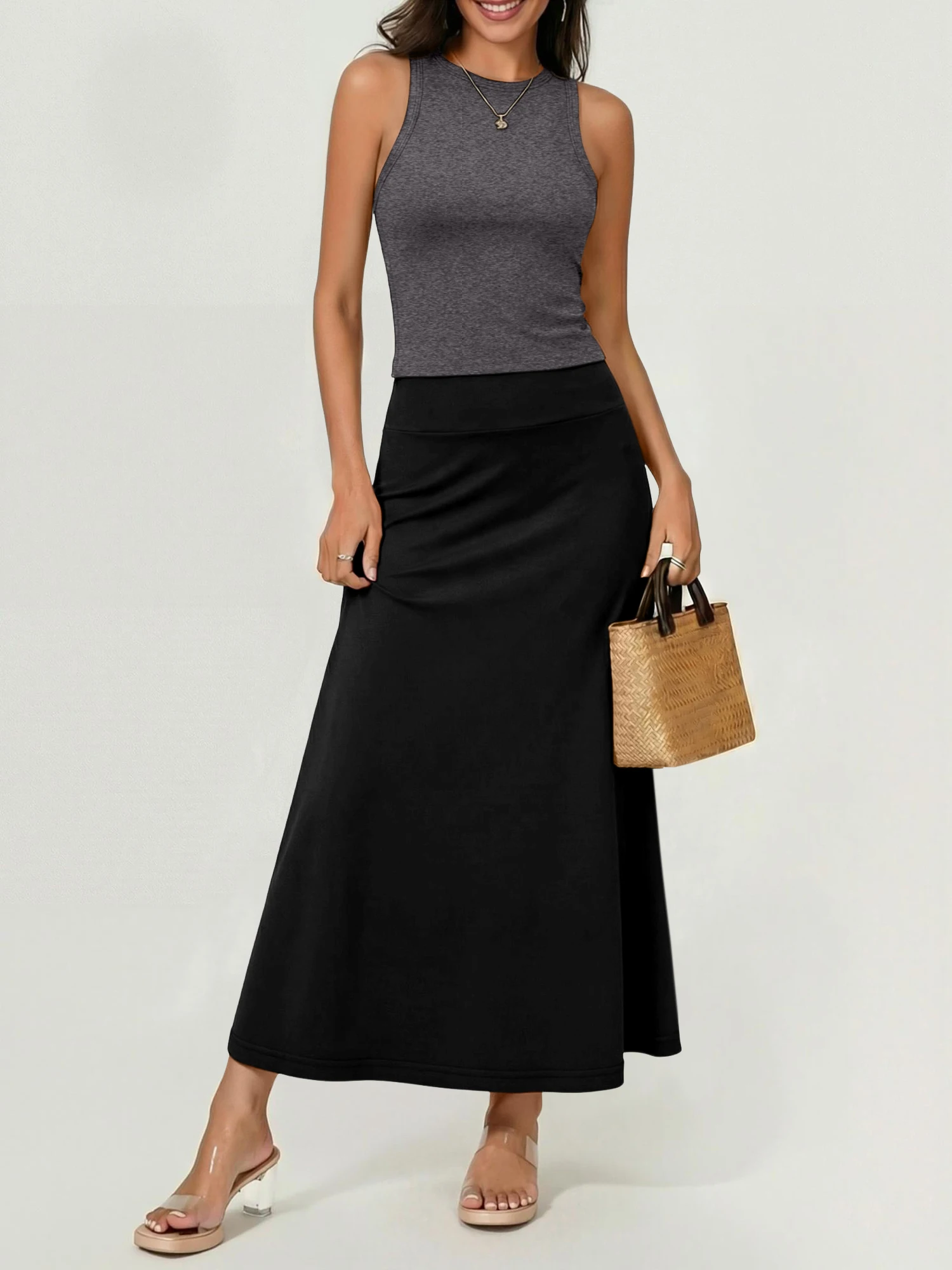 Y2K Inspired Women Two Piece Set Sleeveless Tank Top And Long Maxi Skirt Set Trendy Street Style
Y2K Inspired Women Two Piece Set Sleeveless Tank Top And Long Maxi Skirt Set Trendy Street Style