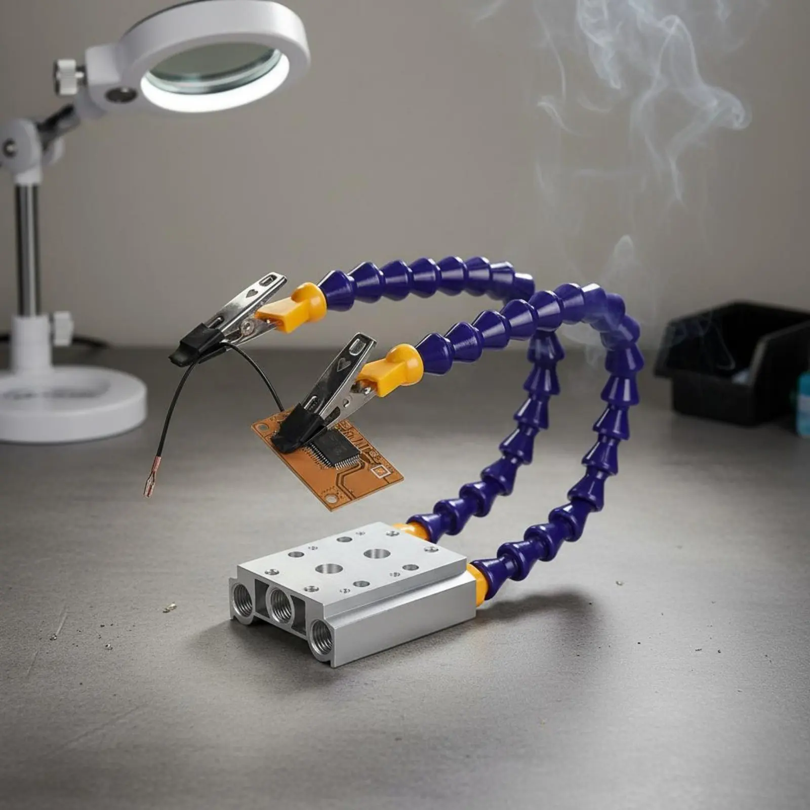 Third Hand Soldering Stand Precision Work Helping Hands Soldering Clamp Holder Alligator Clips Electronics Tool for Hobbyists
Third Hand Soldering Stand Precision Work Helping Hands Soldering Clamp Holder Alligator Clips Electronics Tool for Hobbyists