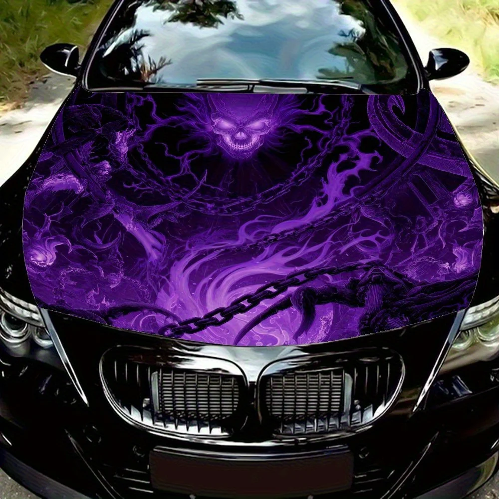 Gothic Chain Purple Skull Car Hood Sticker Car Hood Decal, Truck Hood Wrap, Car Bonnet Wrap, Waterproof And Scratch-resistant, S
Gothic Chain Purple Skull Car Hood Sticker Car Hood Decal, Truck Hood Wrap, Car Bonnet Wrap, Waterproof And Scratch-resistant, S