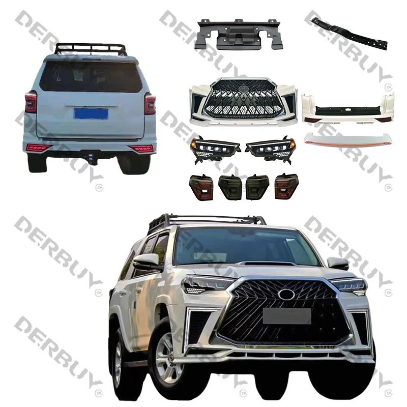 High Quality Body Kit for To_yota 4 Runner 2015-2021 Upgrade to Lexus LX Style Auto Facelift Modification Parts Usa SUV Offroad
High Quality Body Kit for To_yota 4 Runner 2015-2021 Upgrade to Lexus LX Style Auto Facelift Modification Parts Usa SUV Offroad