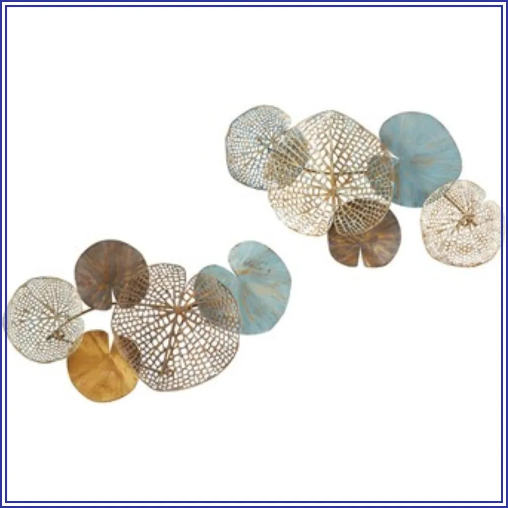 Abstract Coastal Metal Wall Art, 2-Piece Set, 15.7"x26.9" Each, Modern Home Décor for Living Room, Kitchen, Bedroom
Abstract Coastal Metal Wall Art, 2-Piece Set, 15.7"x26.9" Each, Modern Home Décor for Living Room, Kitchen, Bedroom