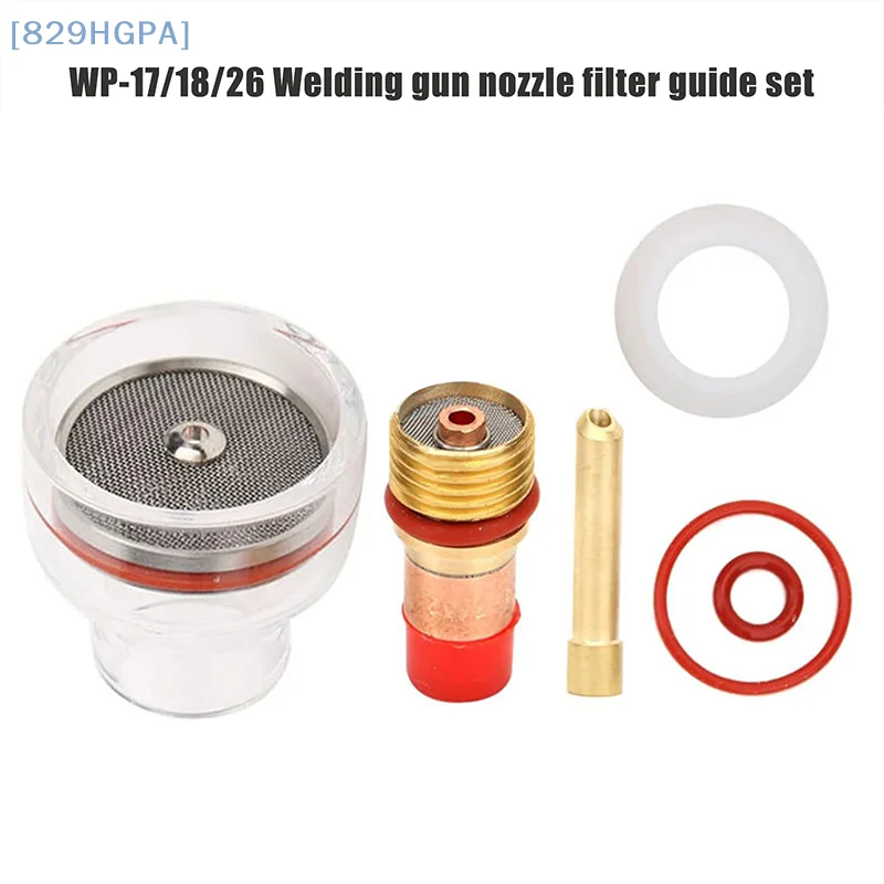 Collect Body Gas Lens Glass Cup Transparent Porcelain Nozzle Gasket Kit For TIG Welding Torch WP‑17/18/26 Accessories
Collect Body Gas Lens Glass Cup Transparent Porcelain Nozzle Gasket Kit For TIG Welding Torch WP‑17/18/26 Accessories