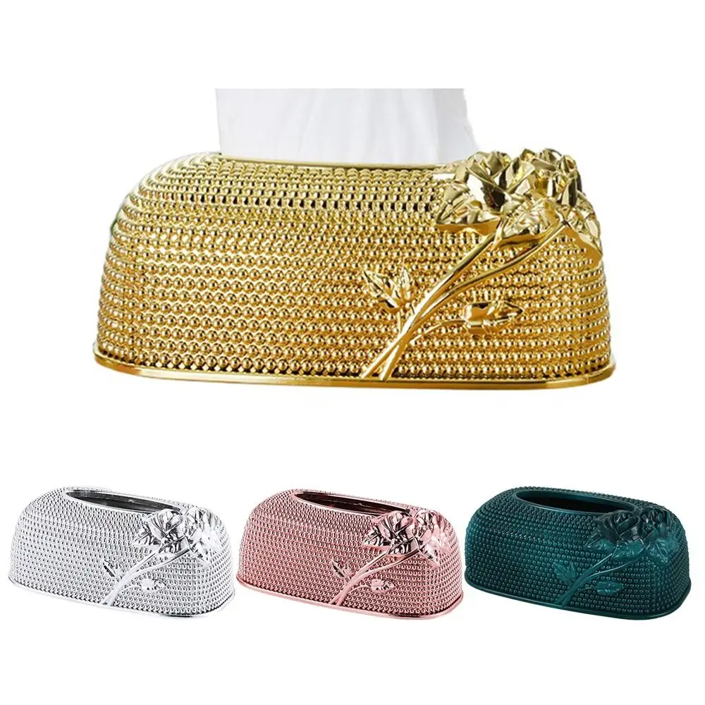 Waterproof European-style Tissue Box Large-capacity Luxury Desktop Tissue Container Breathable Hole Rose Flower Pattern
Waterproof European-style Tissue Box Large-capacity Luxury Desktop Tissue Container Breathable Hole Rose Flower Pattern