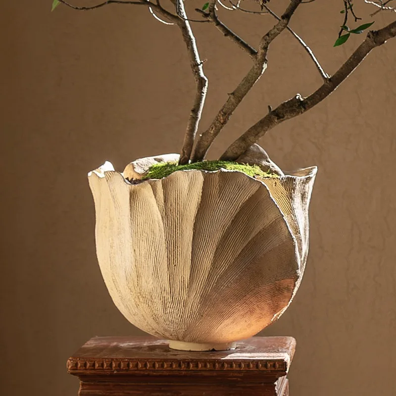 Light luxury high-end sense household magnesium mud retro flower pot large green plant Phalaenopsis Turtle back bamboo emotional
Light luxury high-end sense household magnesium mud retro flower pot large green plant Phalaenopsis Turtle back bamboo emotional