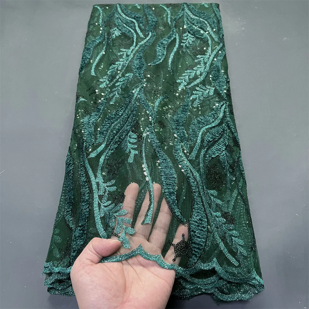 2025 African Nigerian Sequins Embroidery High-Quality Tulle Lace Fabric Sewing Beads Stone for Prom Dresses 5 Yards zj113
2025 African Nigerian Sequins Embroidery High-Quality Tulle Lace Fabric Sewing Beads Stone for Prom Dresses 5 Yards zj113