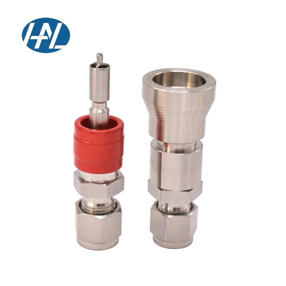 SS316L Stainless Steel Quick Connector Hydraulic Couplings Polished Surface Treatment
SS316L Stainless Steel Quick Connector Hydraulic Couplings Polished Surface Treatment