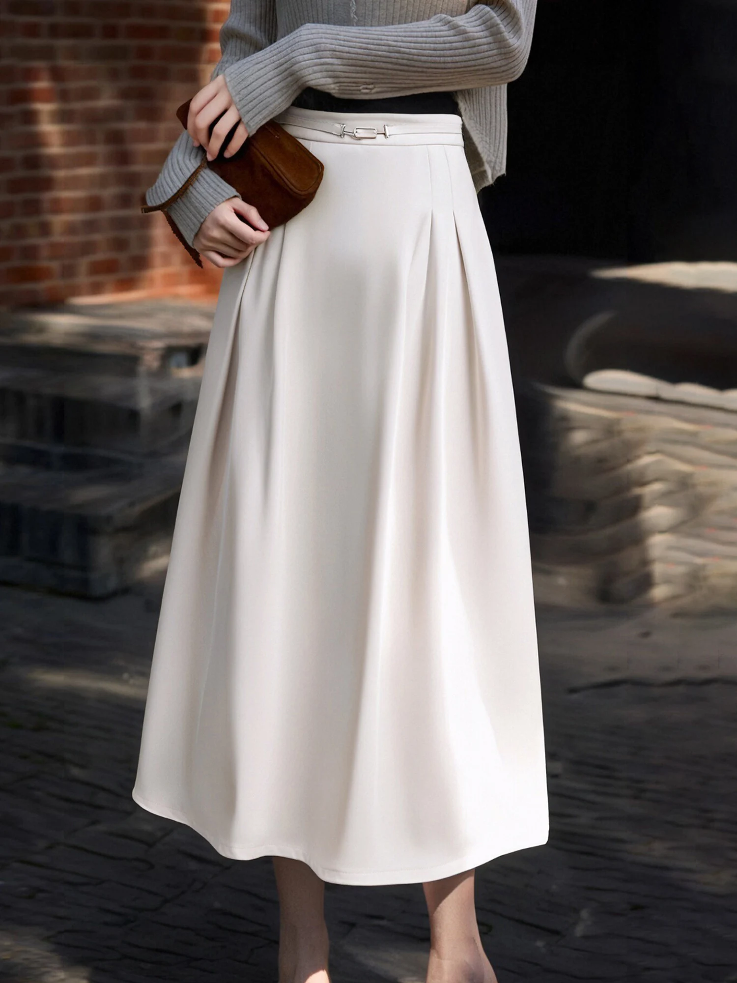 Юбка миди Chivirin из плотного костюмного материала, А-силуэт, женская, летняя коллекция 2026, новая, с завышенной талией, для офиса, из утолщенного полиэфирного волокна
Юбка миди Chivirin из плотного костюмного материала, А-силуэт, женская, летняя коллекция 2026, новая, с завышенной талией, для офиса, из утолщенного полиэфирного волокна